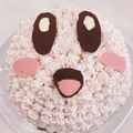 tidaoki's cooksnap of when they made 星のカービィのドームケーキ☆彡ズコット.