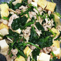 まん丸みかリン's cooksnap of when they made ほうれん草と厚揚げと豚肉のうま煮.