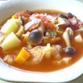モコブーママ's cooksnap of when they made 寒い夜に・野菜たっぷりミネストローネ.
