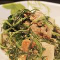 sara_'s cooksnap of when they made サッパリ♪【豚とおかひじきの梅マヨ和え】.