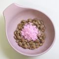 mami99's cooksnap of when they made 納豆に桜でんぶ.