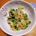 クックE04FUY☆'s cooksnap of when they made 冷凍保存お弁当★チンゲン菜とツナ炒め.