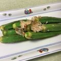 コムギ大好き's cooksnap of when they made 食べたら驚く美味しさ＊オクラの焼き浸し.
