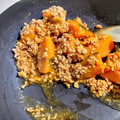 NAGANO久留米's cooksnap of when they made 簡単！！レンジdeかぼちゃとひき肉の煮物.