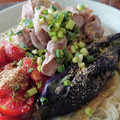 ちうちう＆ぷうぷう's cooksnap of when they made 暑い日に♪揚げないナスと冷しゃぶそうめん.