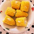 くっちゃん26265's cooksnap of when they made フライパンで簡単旨々トウモロコシの茹で方.