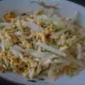 rirakubo's cooksnap of when they made 大根と薄揚げの卵炒め.