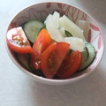 きらり流れ星's cooksnap of when they made ♪トマトときゅうりの中華サラダ♪.