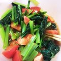 りりこ☆彡's cooksnap of when they made 小松菜とトマトでさっぱりサラダ.