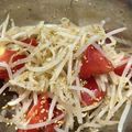 milsalud's cooksnap of when they made もやしとトマトのナムル.