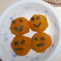 白いぐれーぷ's cooksnap of when they made 白玉、かぼちゃでハロウィン♪.