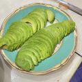 〜みみ〜's cooksnap of when they made 【簡単】『アボカドのお刺身♡』(切り方).