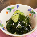 シャネリン's cooksnap of when they made 湯通しワカメとしらすの酢の物.