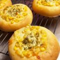 リクック's cooksnap of when they made ボウルで簡単☆手捏ねdeコーンマヨパン♪.