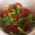 チェリチョコ's cooksnap of when they made モヤシとトマトのパクチーサラダ.
