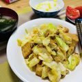 ＊ｎｏａ＊”'s cooksnap of when they made 厚揚げとキャベツの中華炒め♪.