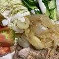 ちゃぎー's cooksnap of when they made 大橋くん直伝！本格豚肉のしょうが焼き.