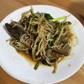 mmamiutaa's cooksnap of when they made レバニラ炒め、ニラレバ炒め？.