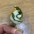 nakataka先生's cooksnap of when they made 海苔チーズのちくわくるくる.