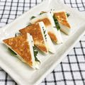 ゆづキッチン's cooksnap of when they made ハンペン♡シソチーズ挟み焼き.