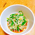 プー♡'s cooksnap of when they made 酢と醤油だけ★旨！ニラともやしのお浸し.