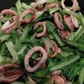 クックJRVP87☆'s cooksnap of when they made 超簡単！イカと小松菜のバター醤油炒め！！.