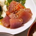 クックmichi☆♪'s cooksnap of when they made ごま油香る！マグロ＆サーモン漬け丼！.