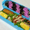 なななな♡MaMa's cooksnap of when they made ちょいとお洒落に♡ストライプふりかけご飯.