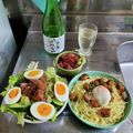 ebipeco's cooksnap of when they made マグロのネギ塩ユッケで冷製カッペリーニ♪.