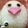 keiko1211's cooksnap of when they made 文鳥弁当 キャラ弁☆桜文鳥と白文鳥☆.