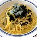 のらむーちょ's cooksnap of when they made バター醤油味の明太＆高菜パスタ.