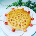 mocolove☆'s cooksnap of when they made 酸っぱいさくらんぼでもおいしいクラフティ.