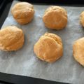 ﾓﾓ娘's cooksnap of when they made 簡単 材料4つ！超膨らむ♡ｼｭｰｸﾘｰﾑ.