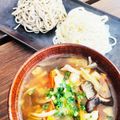 kinniko's cooksnap of when they made 甲州名物、夏のほうとう【おざら】※うどん.