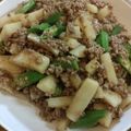 クック3IEGBT☆'s cooksnap of when they made 長芋とオクラとひき肉のシャキネバ炒め.