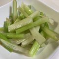 papikun's cooksnap of when they made セロリの大好きの食べ方♪.