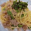 メロンパンケーキ's cooksnap of when they made ズッキーニと肉味噌のピリ辛スパゲティ.