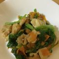むらみゅう's cooksnap of when they made 老化防止★にんじんとほうれん草の鶏肉炒め.