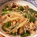 すずえみ＠JKT's cooksnap of when they made 豚肉とピーマンの麻辣春雨.