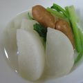 由芽15's cooksnap of when they made かぶとソーセージのコンソメミルクスープ♪.