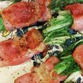 sugiさん's cooksnap of when they made 簡単おつまみ♪水菜のベーコン巻き.