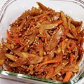 チーム預金's cooksnap of when they made 肉味噌きんぴらごぼう【作り置き】.
