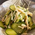 たこあんこ☆'s cooksnap of when they made きゅうりとえのきのごま酢.