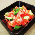 Dellaたん's cooksnap of when they made トマトときゅうりの中華和え.