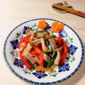 Newチヨコっと♪'s cooksnap of when they made パプリカとしめじのバターポンソテー.