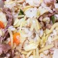 fukuphone's cooksnap of when they made 余った焼きそばでそばめし塩ﾊﾞｰｼﾞｮﾝ.