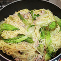 popee8's cooksnap of when they made 簡単☆レタス焼きそば　食感が最高❗.