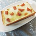 めみたん☆'s cooksnap of when they made ✿梅干はちみつトースト✿.
