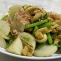 una©️'s cooksnap of when they made 麺つゆで味付け簡単☆カブとお揚げの炒め物.