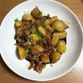 chi−ちゃん's cooksnap of when they made じゃが芋と豚肉のピリ辛こってり炒め♪.